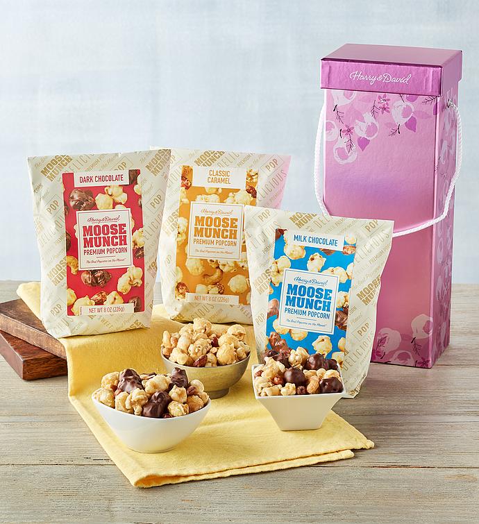 Moose Munch® Premium Popcorn Trio Spring Box